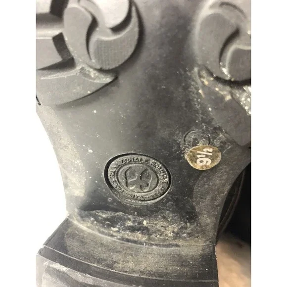 Aquatalia Womens Moto Ankle Boots Size 9.5 Black - Picture 8 of 10